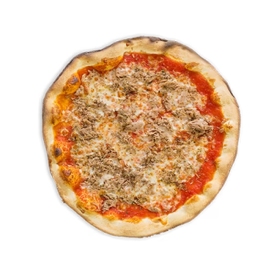 TONNO — Tomatensaus, Mozzarella, Tonijn, Oregano